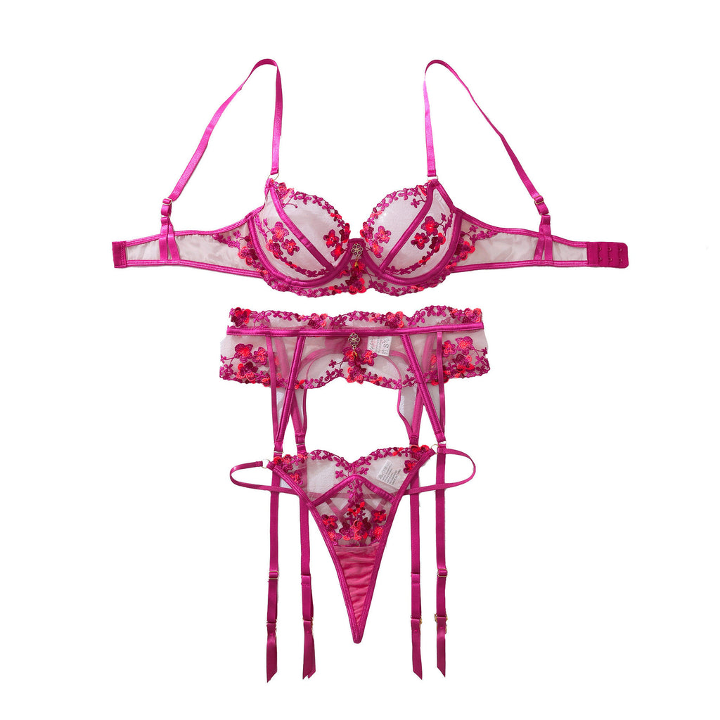 Velours Rose Lingerie Set