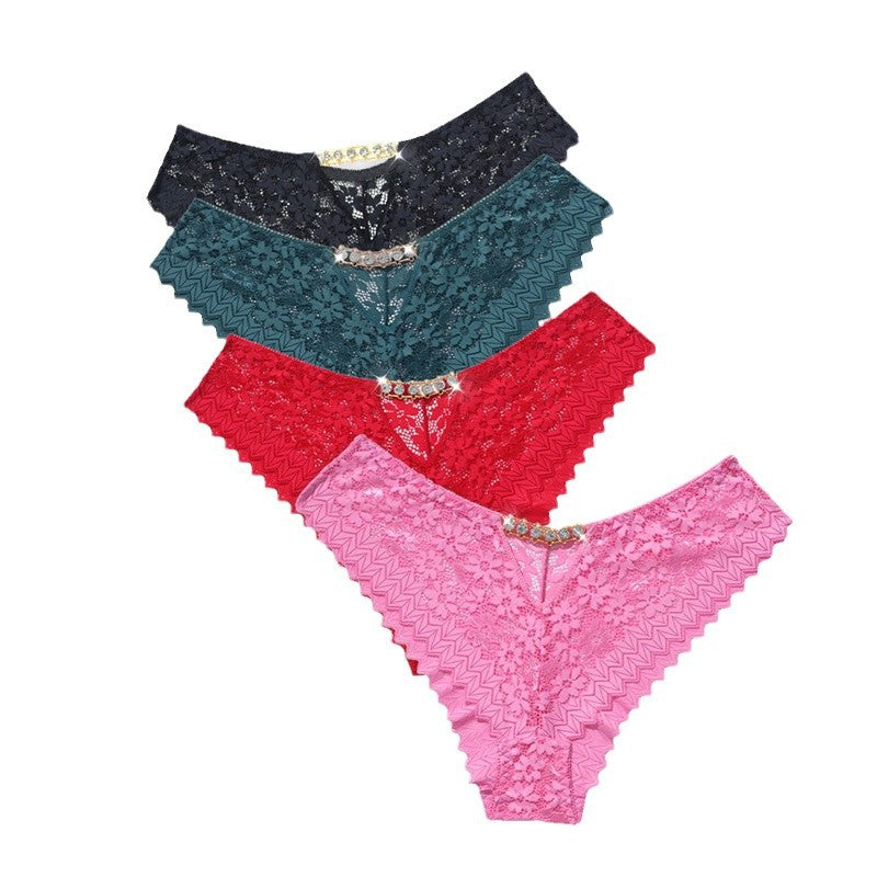 Maille Lace Chain Thong
