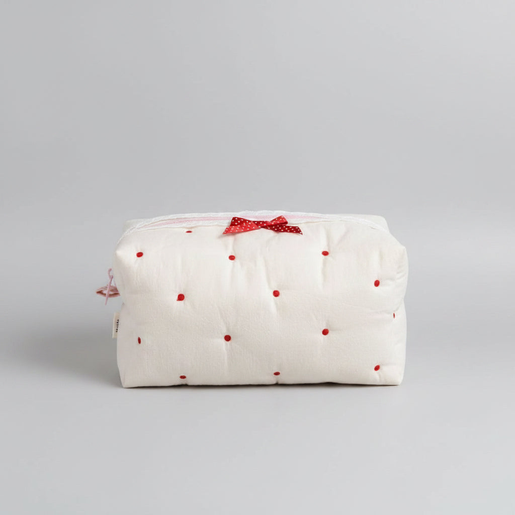 La Doux Quilted Cosmetic Case