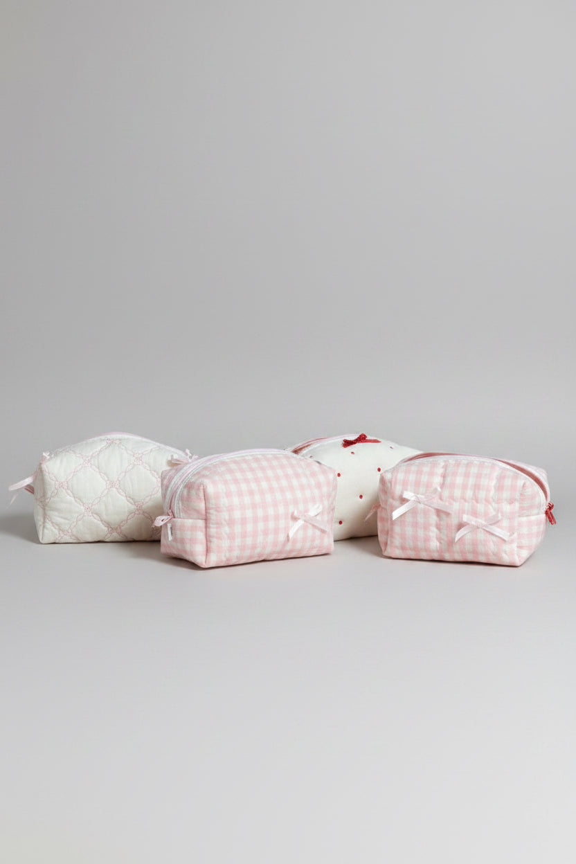 La Doux Quilted Cosmetic Case