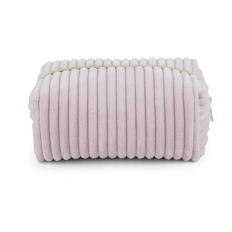 Velour Corduroy Makeup Bag