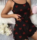 Print Party Pajama Set — Camisole & Shorts