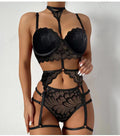 Fleur Lace Three-Point Lingerie Set
